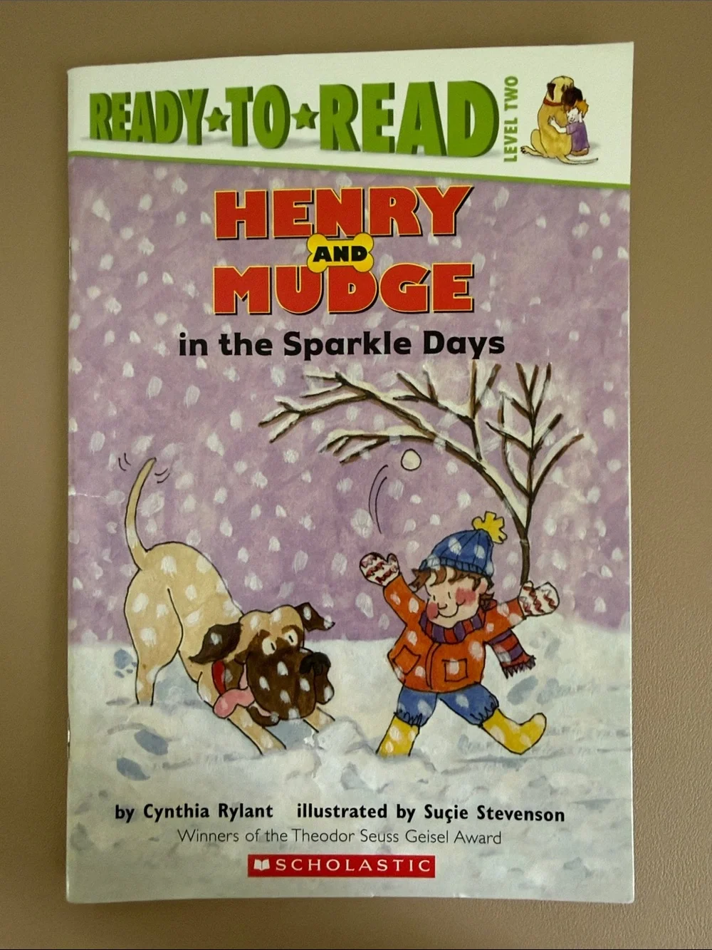 Scholastic Henry and Mudge Book Pair - Purple and Pink Covers